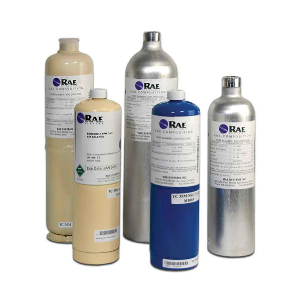 100 ppm Propane Calibration Gas, 34L from RAE Systems by Honeywell