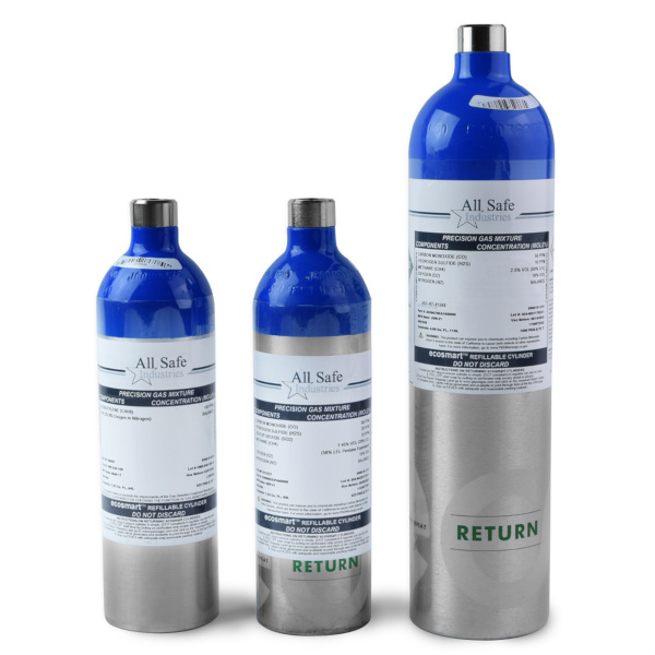 100% Nitrogen (N2) Calibration Gas in Reusable Cylinder from All Safe Industries